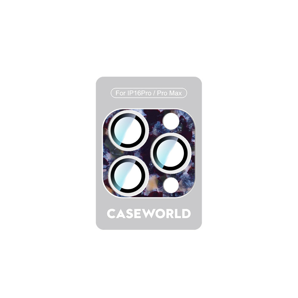 CaseWorld Crystal Color Serisi iPhone 16 Pro Max Full Kamera Lens Koruyucu CaseWorld Crystal Color Serisi iPhone 16 Pro Max Full Kamera Lens Koruyucu